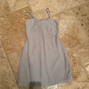 Lulu's Chic Gray Mini Dress